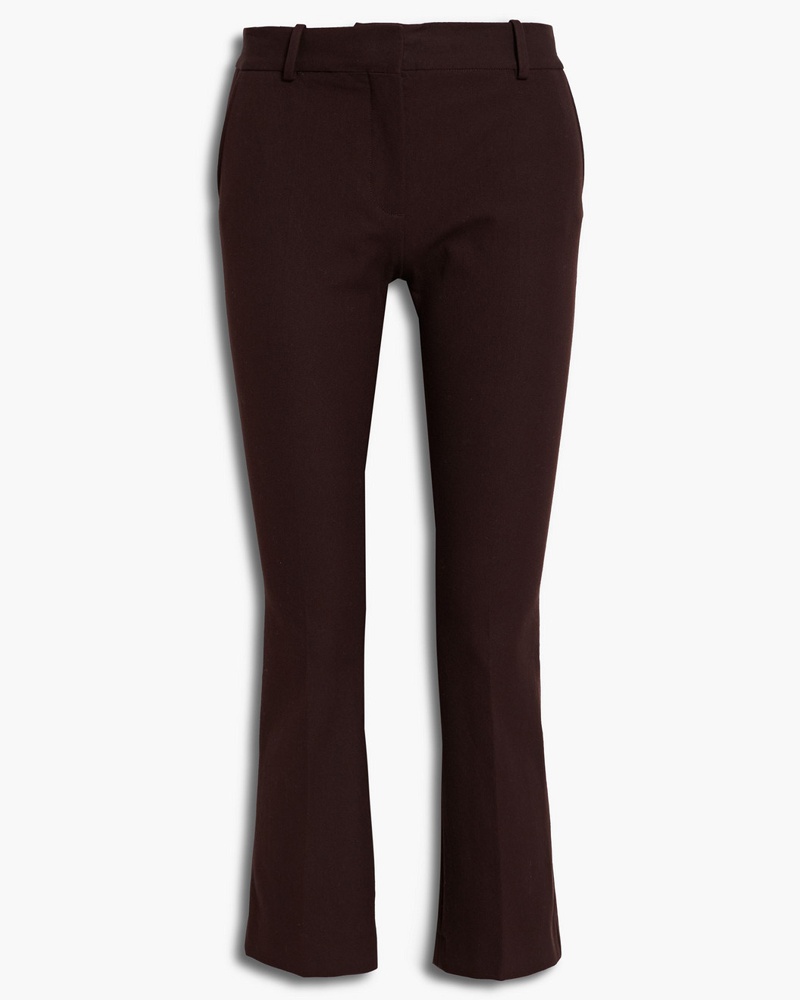 Frame Denim Damen Le Crop Bootcut-Hose aus Twill aus Stretch-Baumwolle