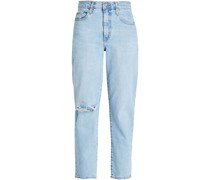 Kennedy hoch sitzende Jeans mit geradem Bein inDistressed-Optik 24