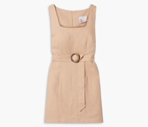 Charlotte Minikleid aus Leinen mit Gürtel