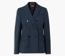 Indiana doppelreihiger Blazer aus Webstoff mit Stickereien