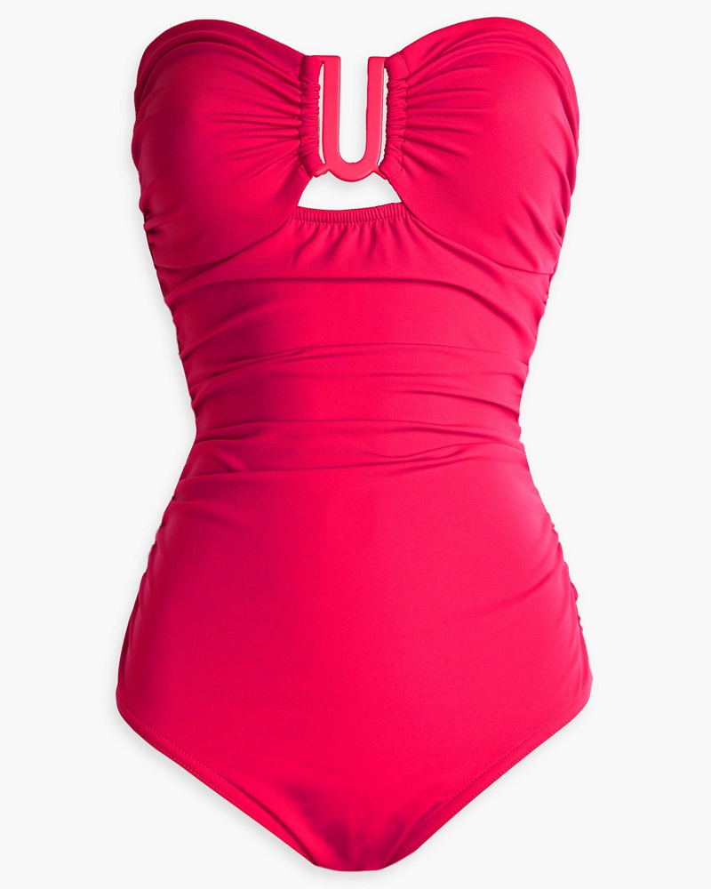 Zimmermann Damen Sculpt Link Badeanzug mit Raffungen und Ringdetails 0