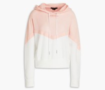 Zweifarbiger Hoodie aus Mesh S