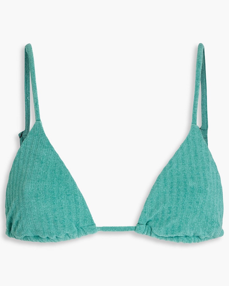 Onia Damen Alexa geripptes Triangel-Bikini-Oberteil