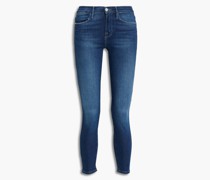 Le High Skinny hoch sitzende Cropped Skinny Jeans 23