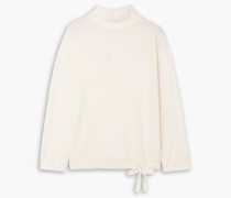 Geraffter Kaschmirpullover