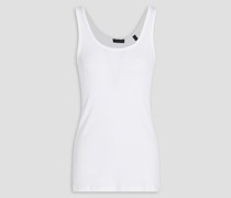 Tanktop aus geripptem Jersey aus einer Baumwollmischung L