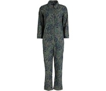 Jumpsuit aus Baumwollpopeline mit Print