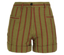 Rocky Shorts aus Baumwoll-Canvas mit Streifen 0