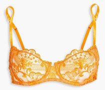 Balconette-BH aus Tüll mit Stickereien 32 B