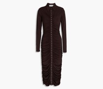 Lara geraffte Midikleid au Jerey
