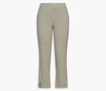 Gerippte Hose mit geradem Bein aus Stretch-Modal