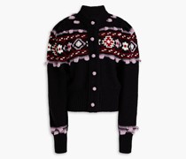 Greta Cardigan au einer Wollmichung mit Fair-Ile-Muter