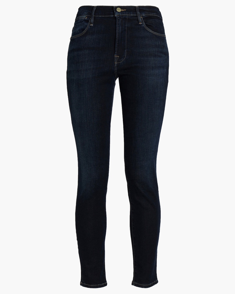 Frame Denim Damen Cropped high-rise skinny jeans
