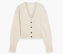 Cropped Cardigan aus einer Kaschmir-Wollmischung