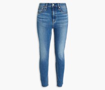 Nina hoch sitzende Cropped Skinny Jeans 24