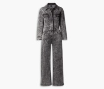 Jumpsuit aus Denim inAcid-Waschung