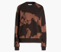 Tierra Sweatshirt aus Baumwollfrottee mit Batikmuster