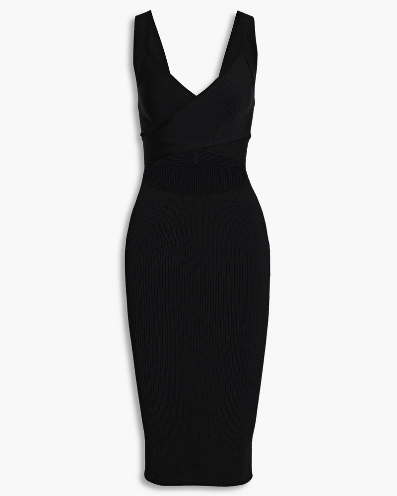 Alice + Olivia Damen Alice OliviaKleid aus Rippstrick mit Cut-outs