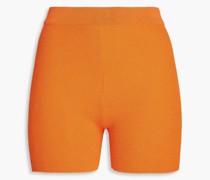 Arancia Shorts aus Rippstrick