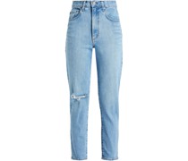 Frankie hoch sitzende Jeans mit geradem Bein inDistressed-Optik 23