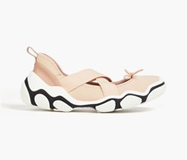REDValentinoSneakers aus Kunstleder und Neopren