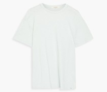 T-Shirt aus Pima-Baumwoll-Jersey mit Flammgarneffekt