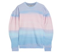 Sweatshirt aus Baumwollfrottee mit Farbverlauf