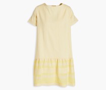 Gina Minikleid aus Baumwoll-Jacquard mit Cut-outs