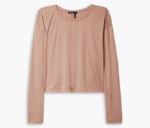 Storm Oberteil aus geripptem Jersey aus Stretch-Modal mit Cut-outs