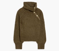 Gestrickter Rollkragenpullover
