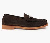 Weejun Loafers aus Veloursleder mit Verzierung