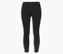 24 Hour hoch sitzende Cropped Skinny Jeans 24