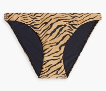 Tief sitzendes Bikini-Höschen mit Tigerprint S