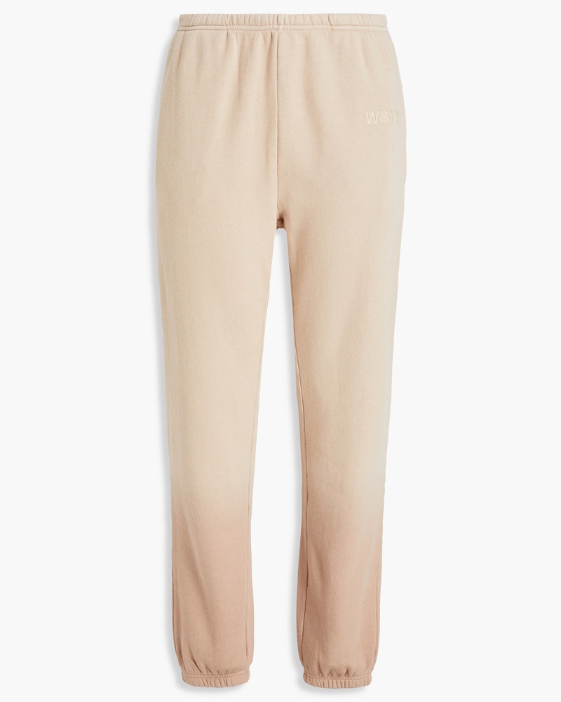WSLY Damen The Ecosoft Track Pants aus Fleece aus einer Baumwollmischung mit Farbverlauf