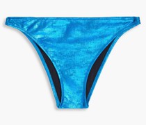 Elsa tief sitzendes Bikini-Höschen mit Metallic-Effekt