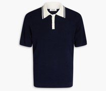 Knitted polo shirt S