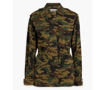 Wren Jacke aus Twill aus einer Baumwollmischung mit Camouflage-Print