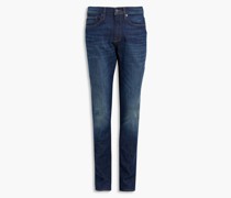 L'Homme Jeans mit schmalem Bein aus Denim inausgewaschener Optik 28