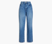 Hoch sitzende Jeans mit geradem Bein 24