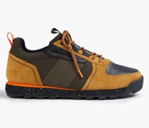 Retro Hiker Sneakers aus Veloursleder, Mesh und Leder inColour-Block-Optik