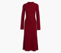 Hazelton Midikleid aus gerippter Wolle
