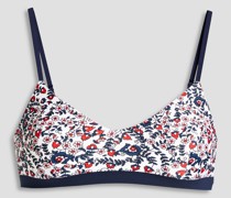 Capri Sport-BH aus Stretch-Material mit floralem Print