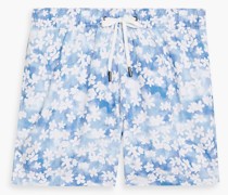 Charles halblange Badeshorts mit Print M