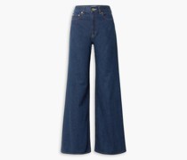 Larimar hoch sitzende Jeans mit weitem Bein