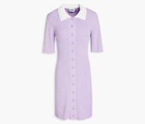 Mala Minikleid aus meliertem Rippstrick