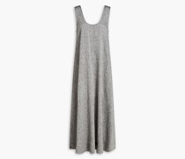 The Capri Maxikleid aus meliertem Leinen S