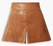Alice OliviaDonald Shorts aus Stretch-Kunstleder