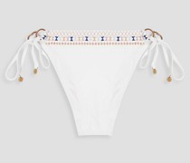 Lacamella Miranda tief sitzendes Bikini-Höschen mit Stickereien L