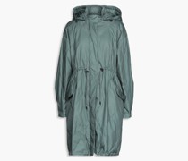 Gesteppter Daunenparka aus Shell mit Kapuze