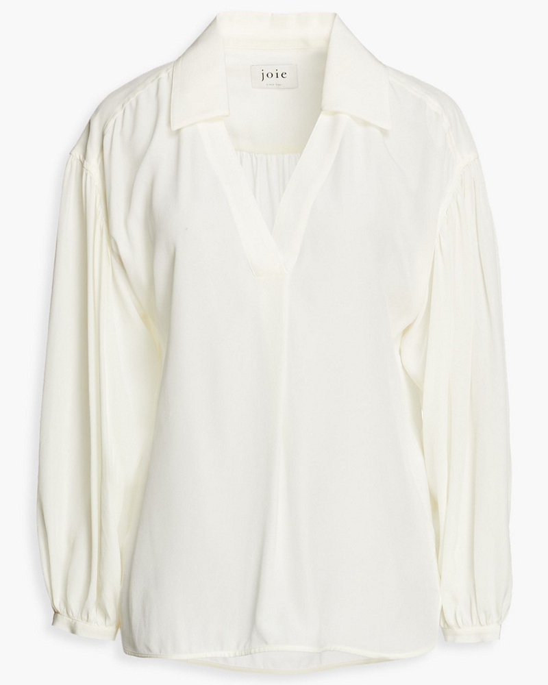 Joie Damen Bluse aus Crêpe de Chine aus Seide